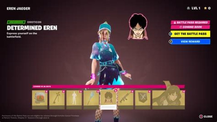 'Attack on Titan' Is Coming to 'Fortnite' Heres When Eren Yeager Sets Foot on the Island