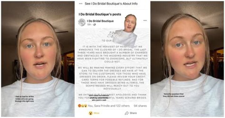 Bride Calls out Horrible Dress Shop After It Closes Without Refunding Current Customers