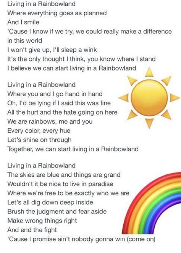 Meaning of "Rainbowland" by Miley Cyrus and Dolly Parton