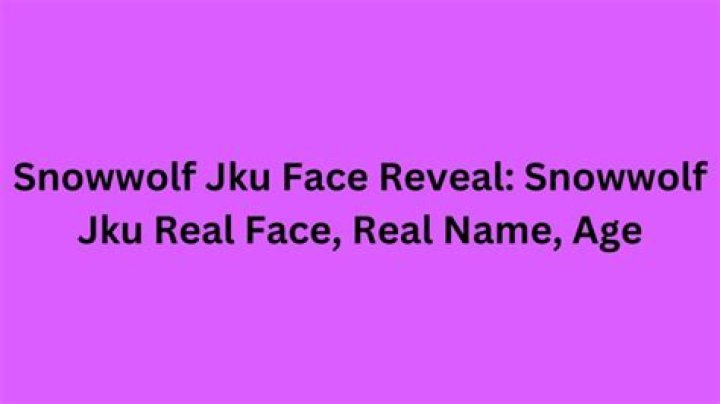 Snow Wolf JKU Face On TikTok – Age, Real Name & Instagram